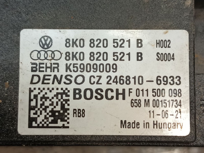 Recambio de modulo electronico para audi a4 b8 (8k2) 2.0 tfsi referencia OEM IAM   