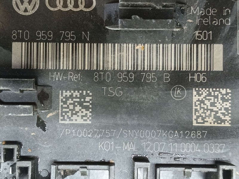 Recambio de modulo electronico para audi a4 b8 (8k2) 2.0 tfsi referencia OEM IAM   