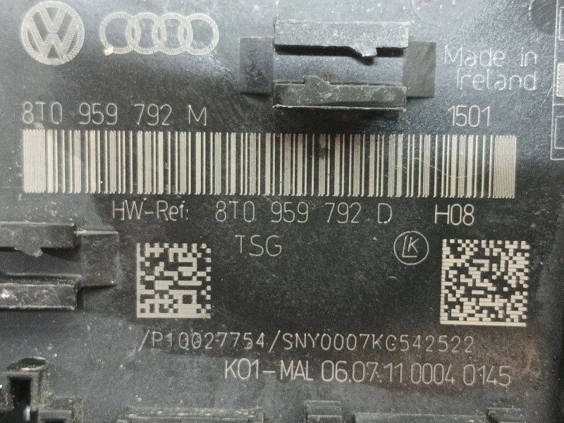 Recambio de modulo electronico para audi a4 b8 (8k2) 2.0 tfsi referencia OEM IAM   