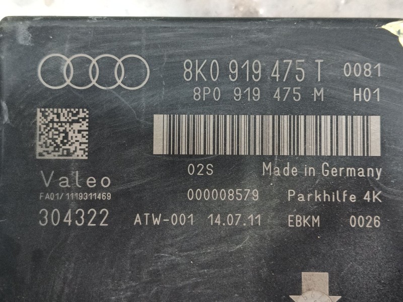 Recambio de modulo electronico para audi a4 b8 (8k2) 2.0 tfsi referencia OEM IAM   