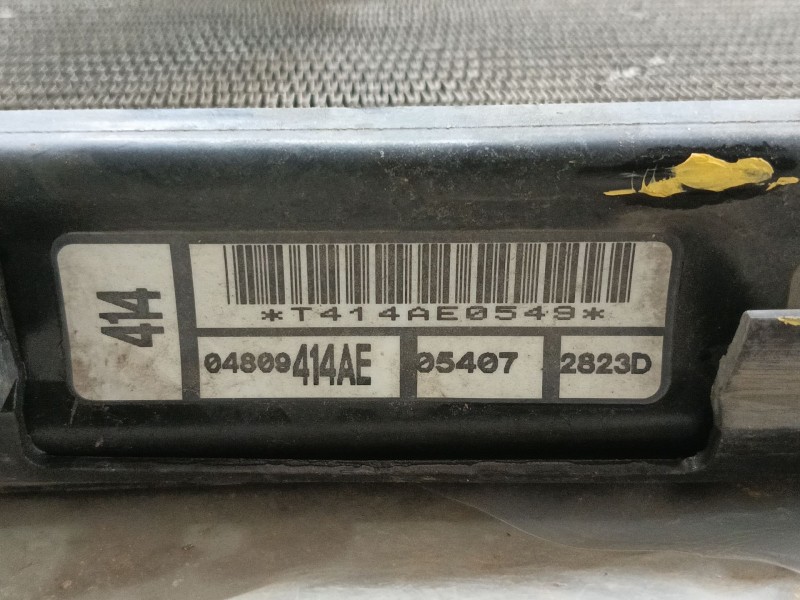 Recambio de radiador agua para chrysler voyager (rg) 2.4 cat referencia OEM IAM 4677494AA 414AE 