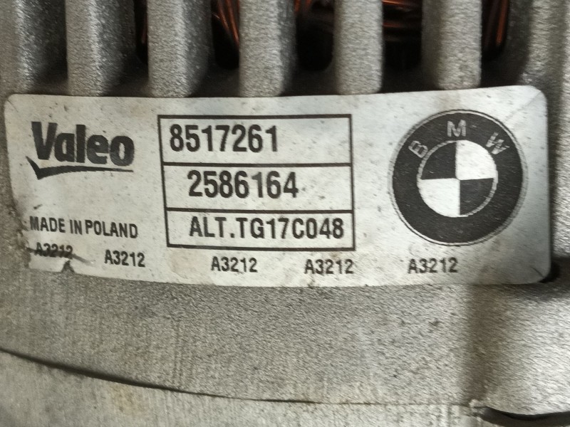 Recambio de alternador para bmw 7 (e65, e66, e67) 730 d referencia OEM IAM 12317797522  