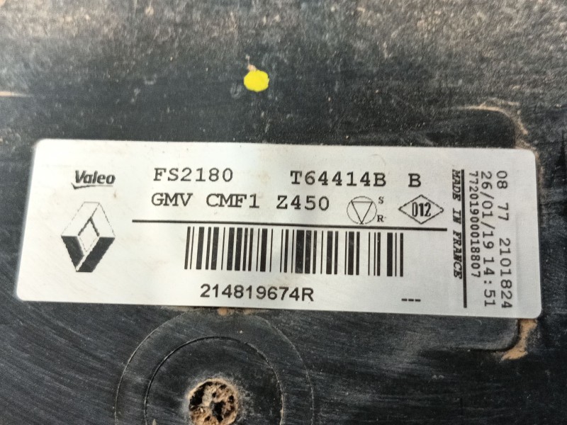 Recambio de electroventilador para renault scénic iv (j9_) 1.3 tce 140 referencia OEM IAM   