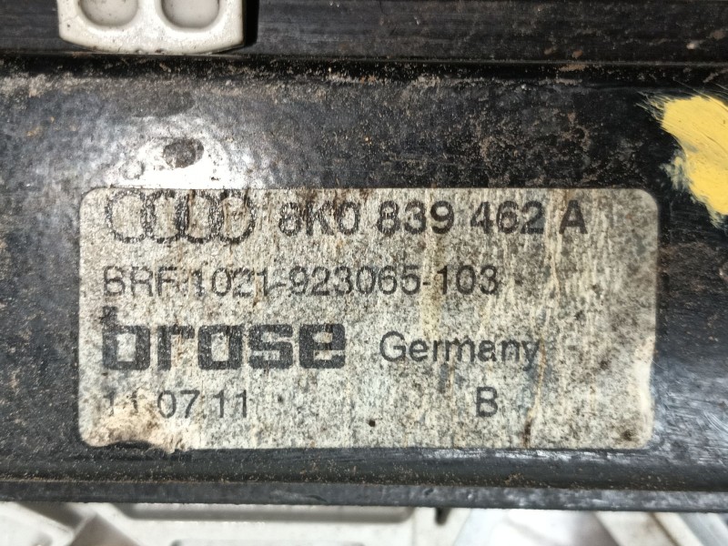 Recambio de elevalunas trasero derecho para audi a4 b8 (8k2) 2.0 tfsi referencia OEM IAM 8K0839462A 1021923065103 