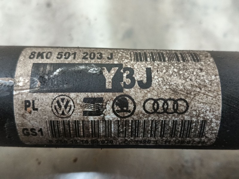 Recambio de transmision trasera derecha para audi a4 b8 (8k2) 2.0 tfsi referencia OEM IAM   