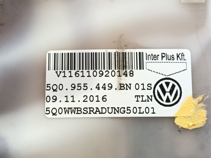 Recambio de deposito limpia para audi q2 (gab, gag) 1.6 tdi referencia OEM IAM   