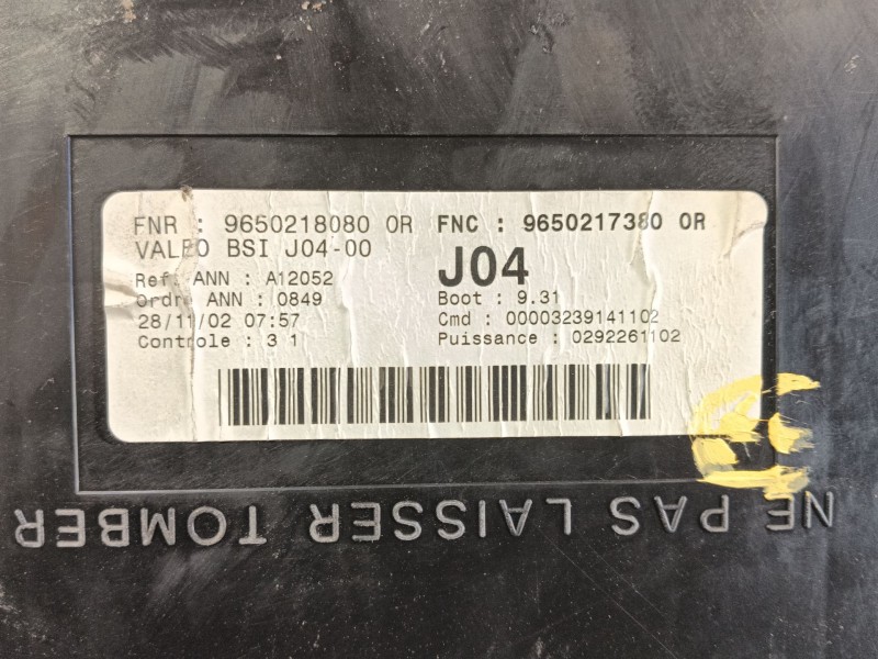 Recambio de bsi para peugeot 307 break (3e) 2.0 hdi 110 referencia OEM IAM   