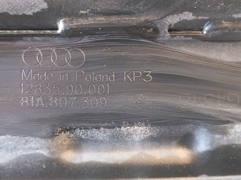 Recambio de refuerzo paragolpes trasero para audi q2 (gab, gag) 1.6 tdi referencia OEM IAM  1283590001 