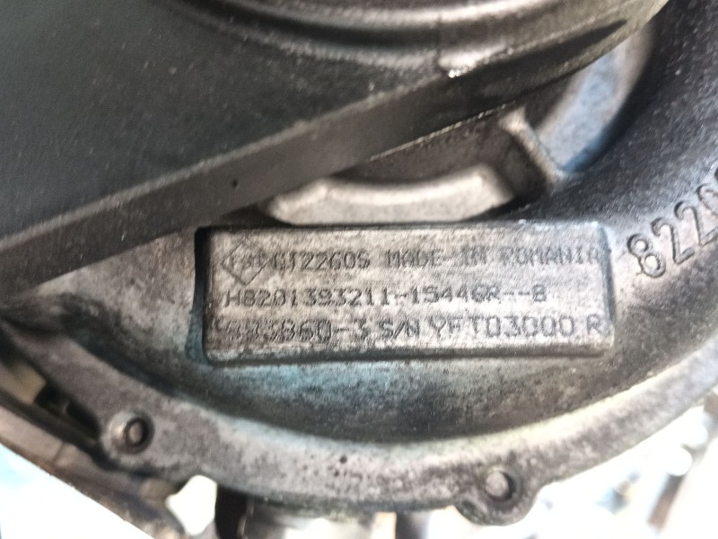 Recambio de turbocompresor para renault master iii caja/chasis (ev, hv, uv) 2.3 dci 165 rwd (hv0p, hv0u, hv10, hv12, uv0p, uv0u,