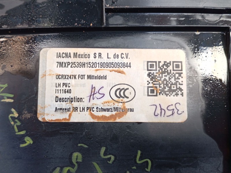 Recambio de guarnecido puerta trasera izquierda para mercedes-benz glb (x247) glb 200 d (247.612) referencia OEM IAM   