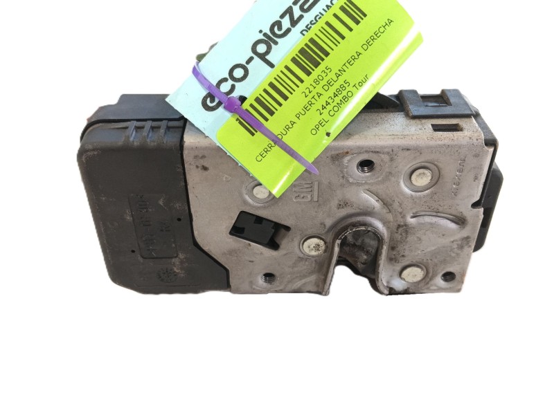 Recambio de cerradura puerta delantera derecha para opel combo tour 1.7 cdti 16v referencia OEM IAM 24434885  