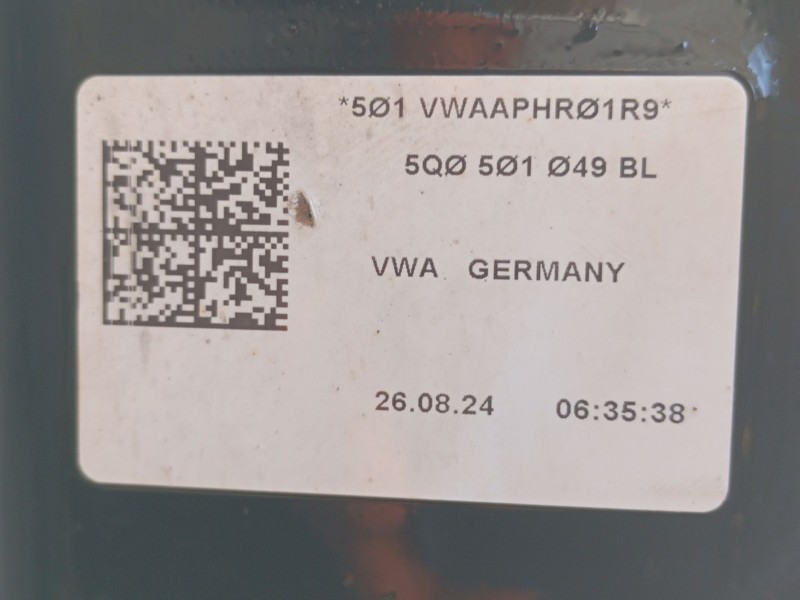 Recambio de puente trasero para skoda octavia iv (nx3, nn3, pv3) 2.0 tdi referencia OEM IAM  5Q0501049BL 