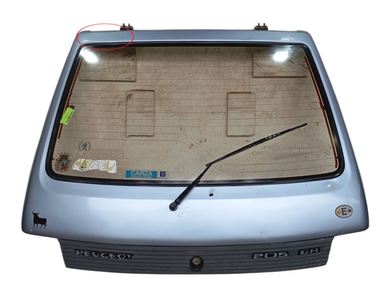 Recambio de porton trasero para peugeot 205 ii (20a/c) 1.2 referencia OEM IAM 8701F5  
