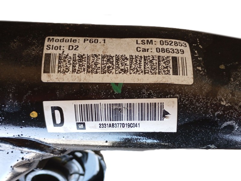 Recambio de puente trasero para opel astra k sports tourer (b16) 1.6 cdti (35) referencia OEM IAM 39169047  