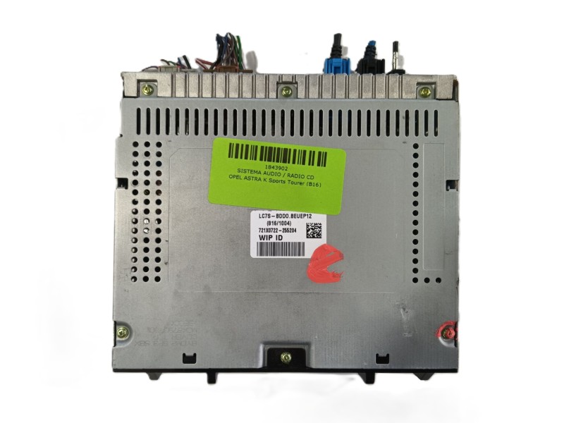 Recambio de sistema audio / radio cd para opel astra k sports tourer (b16) 1.6 cdti (35) referencia OEM IAM   