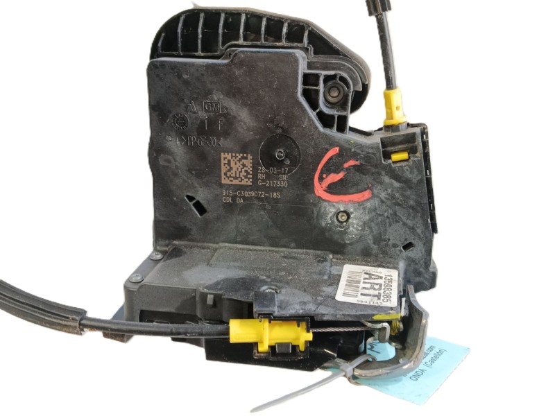 Recambio de cerradura puerta trasera derecha para opel astra k sports tourer (b16) 1.6 cdti (35) referencia OEM IAM 13533667  