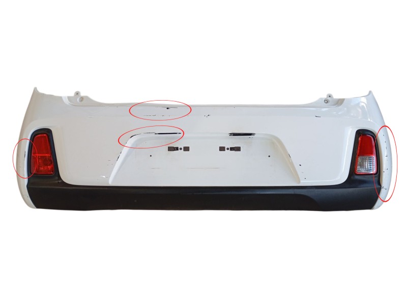 Recambio de paragolpes trasero para kia picanto ii (ta) 1.0 referencia OEM IAM 866111Y730  