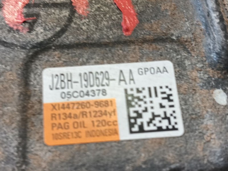 Recambio de compresor aire acondicionado para ford ka+ iii (uk, fk) 1.2 ti-vct referencia OEM IAM  J2BH19D629AA 