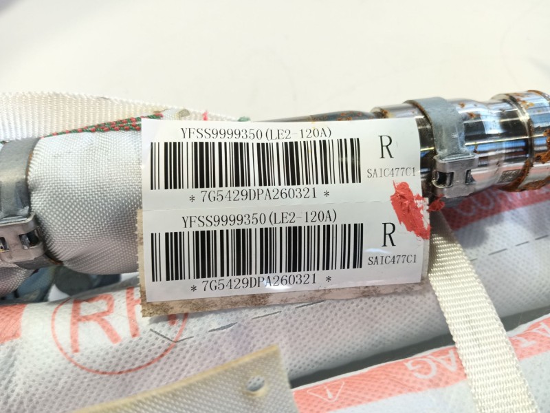 Recambio de airbag cortina delantero derecho para mg zs suv (azs1) 1.0 t-gdi referencia OEM IAM   