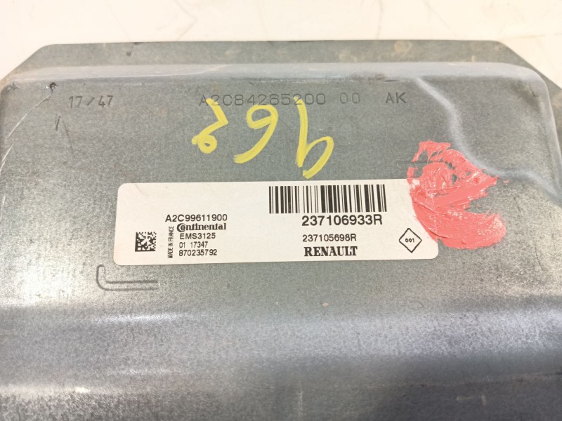 Recambio de centralita motor uce para dacia dokker furgoneta/monovolumen 1.6 referencia OEM IAM   