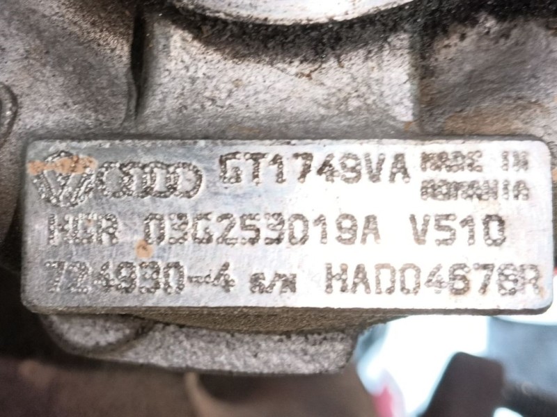 Recambio de turbocompresor para audi a3 (8p1) 2.0 tdi 16v referencia OEM IAM   