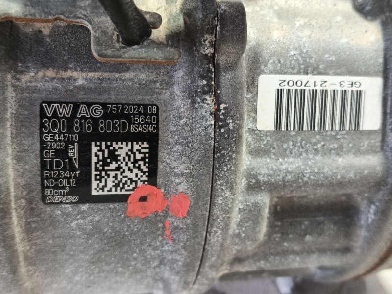 Recambio de compresor aire acondicionado para skoda octavia iv (nx3, nn3, pv3) 2.0 tdi referencia OEM IAM   