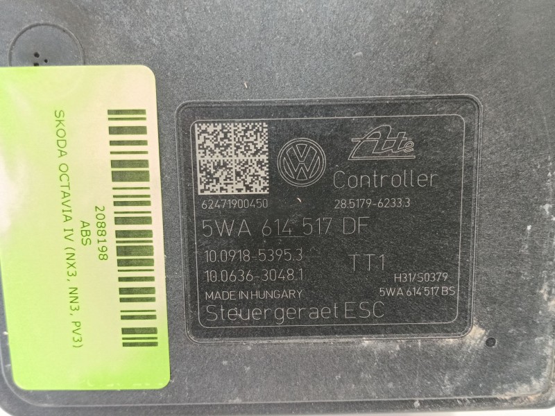 Recambio de abs para skoda octavia iv (nx3, nn3, pv3) 2.0 tdi referencia OEM IAM   