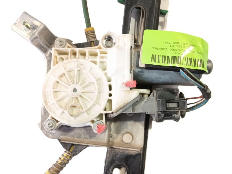 Recambio de elevalunas delantero izquierdo para bmw 3 compact (e46) 320 td referencia OEM IAM 51338251351  