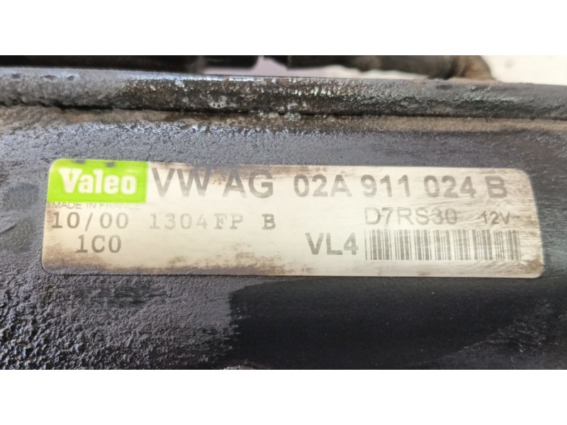 Recambio de motor arranque para audi a3 (8l1) 1.9 tdi referencia OEM IAM 02A911024DX / 02A911024DV  