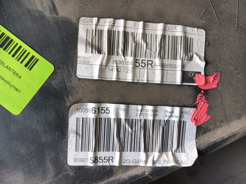 Recambio de guarnecido puerta delantera izquierda para dacia dokker furgoneta/monovolumen 1.6 referencia OEM IAM   