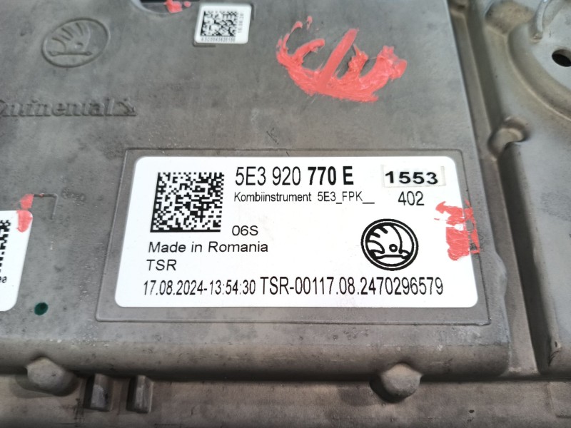 Recambio de cuadro instrumentos para skoda octavia iv (nx3, nn3, pv3) 2.0 tdi referencia OEM IAM   