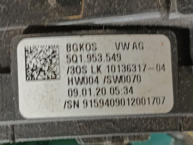 Recambio de anillo airbag para seat leon (5f1) 2.0 tdi referencia OEM IAM   