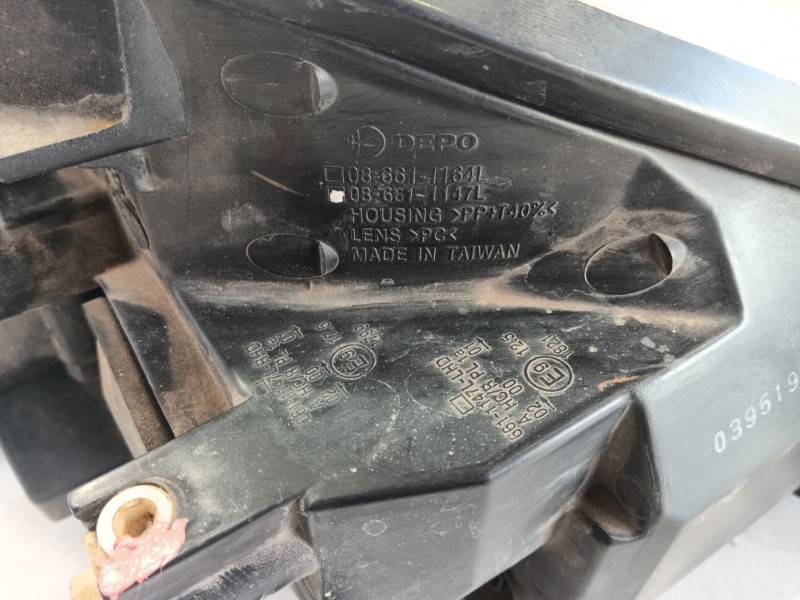 Recambio de faro izquierdo para fiat grande punto (199_) 1.3 d multijet referencia OEM IAM 0000051701593  