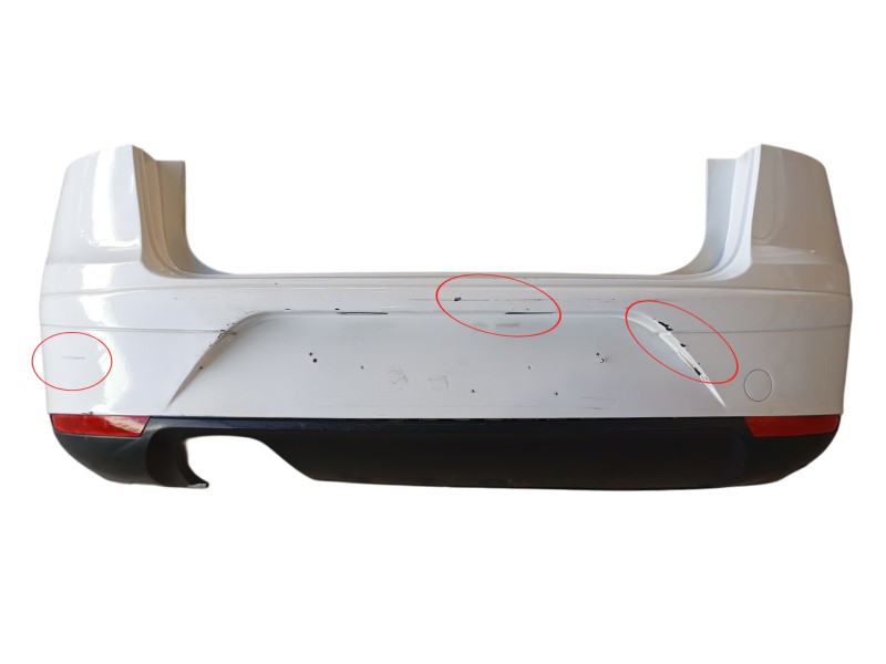 Recambio de paragolpes trasero para seat altea (5p1) 1.6 tdi referencia OEM IAM 5P8807421GRU / 5P5825189C  
