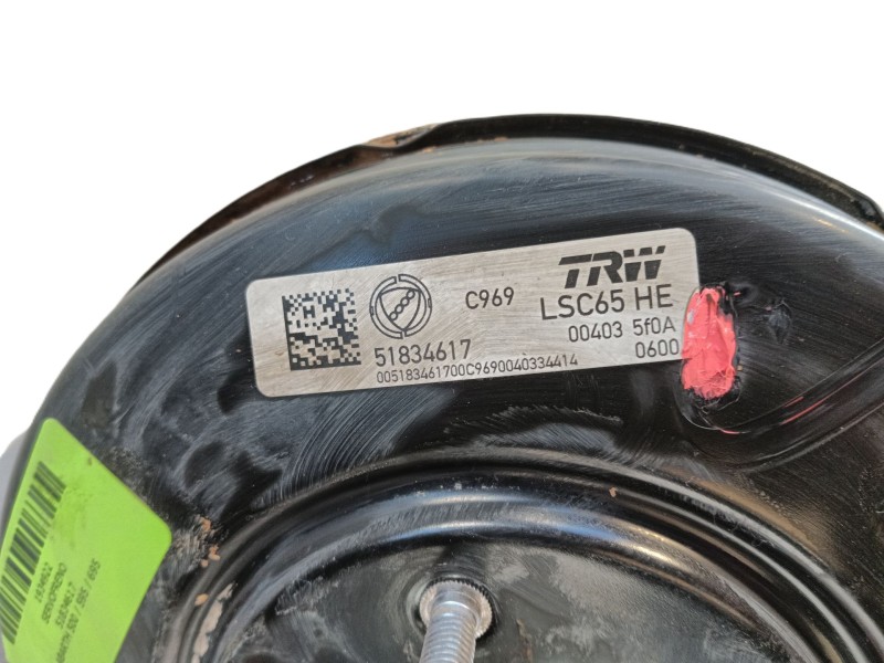 Recambio de servofreno para abarth 500 / 595 / 695 1.4 (312.axd1a) referencia OEM IAM 51834617  