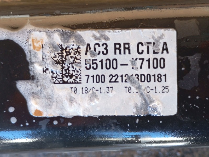 Recambio de puente trasero para hyundai i10 iii (ac3, ai3) 1.0 mpi referencia OEM IAM 55100K7100 55100K7100 