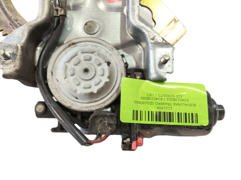 Recambio de elevalunas trasero izquierdo para kia sorento i (jc) 2.5 crdi referencia OEM IAM 834013E002 / 834033E000  