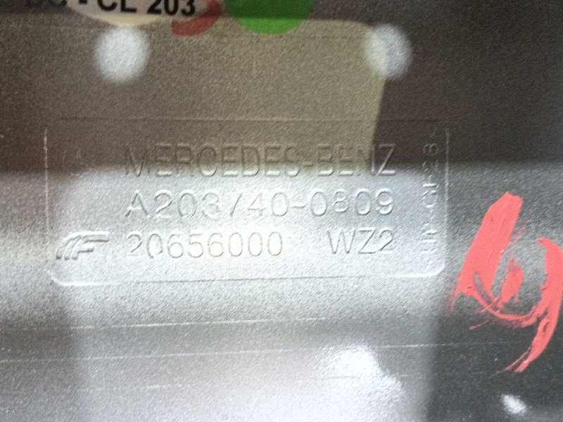 Recambio de porton trasero para mercedes-benz clase c coupé (cl203) c 200 cdi (203.707) referencia OEM IAM 203740030528  