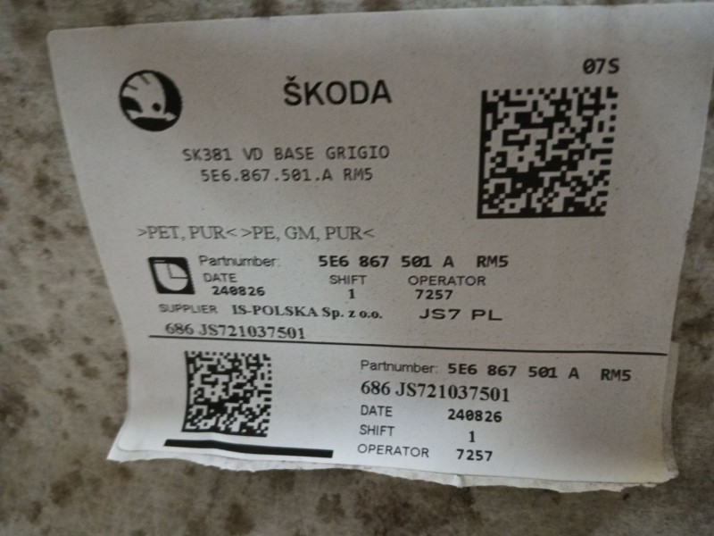 Recambio de techo interior para skoda octavia iv (nx3, nn3, pv3) 2.0 tdi referencia OEM IAM   