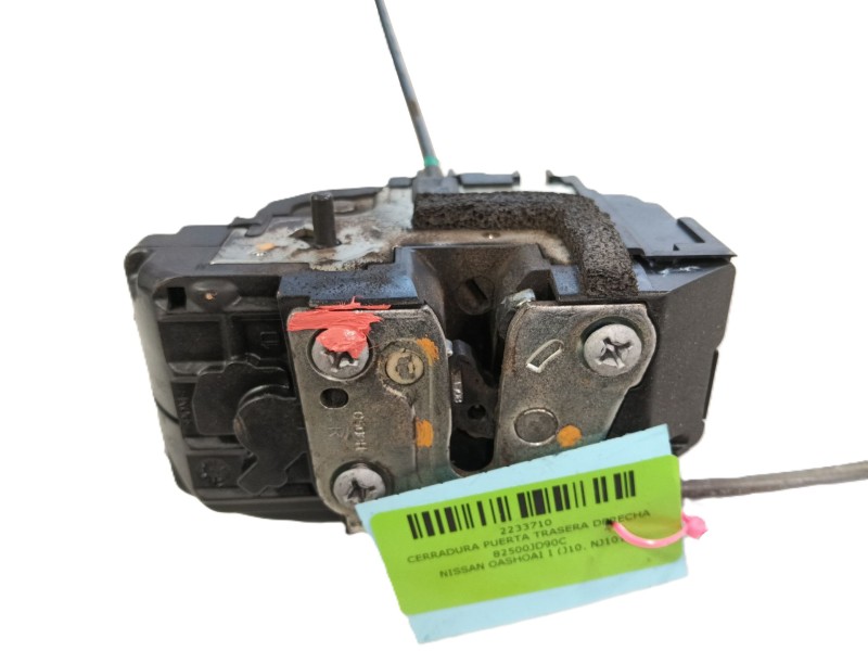 Recambio de cerradura puerta trasera derecha para nissan qashqai i (j10, nj10) 1.6 referencia OEM IAM 82500JD90C  