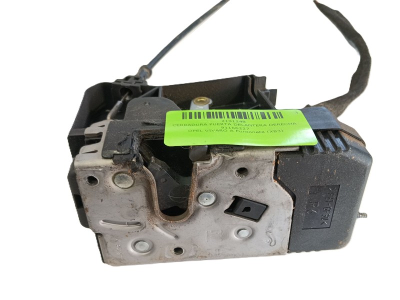 Recambio de cerradura puerta delantera derecha para opel vivaro a furgoneta (x83) 2.0 cdti (f7) referencia OEM IAM 91166227  