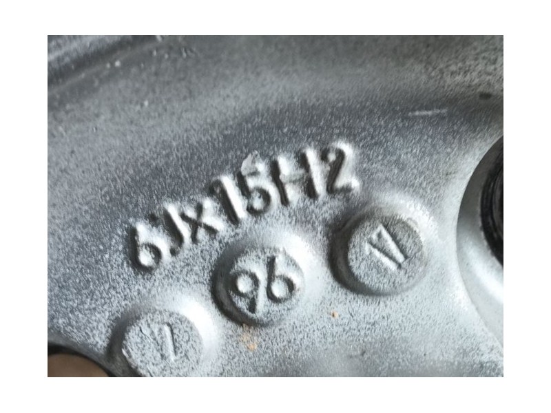 Recambio de llanta para volkswagen golf iii (1h1) 1.6 referencia OEM IAM  6Jx15 ET45