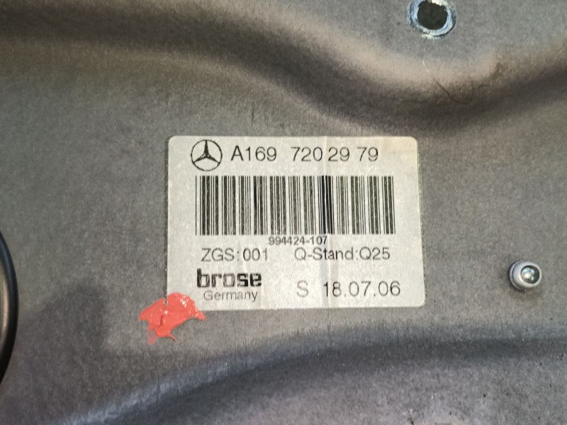 Recambio de elevalunas delantero izquierdo para mercedes-benz clase b sports tourer (w245) b 180 cdi (245.207) referencia OEM IA
