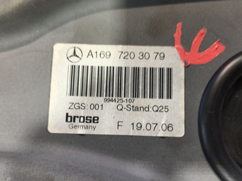 Recambio de elevalunas delantero derecho para mercedes-benz clase b sports tourer (w245) b 180 cdi (245.207) referencia OEM IAM 