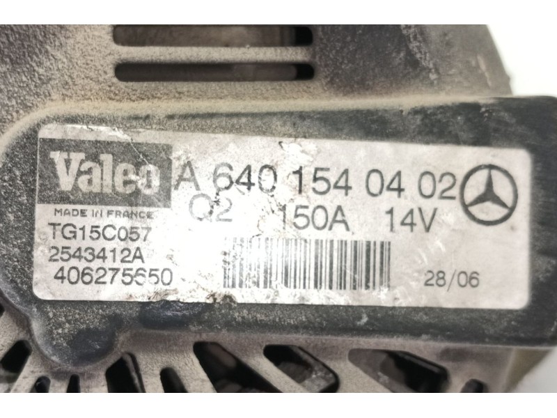 Recambio de alternador para mercedes-benz clase b sports tourer (w245) b 180 cdi (245.207) referencia OEM IAM 266154120280  