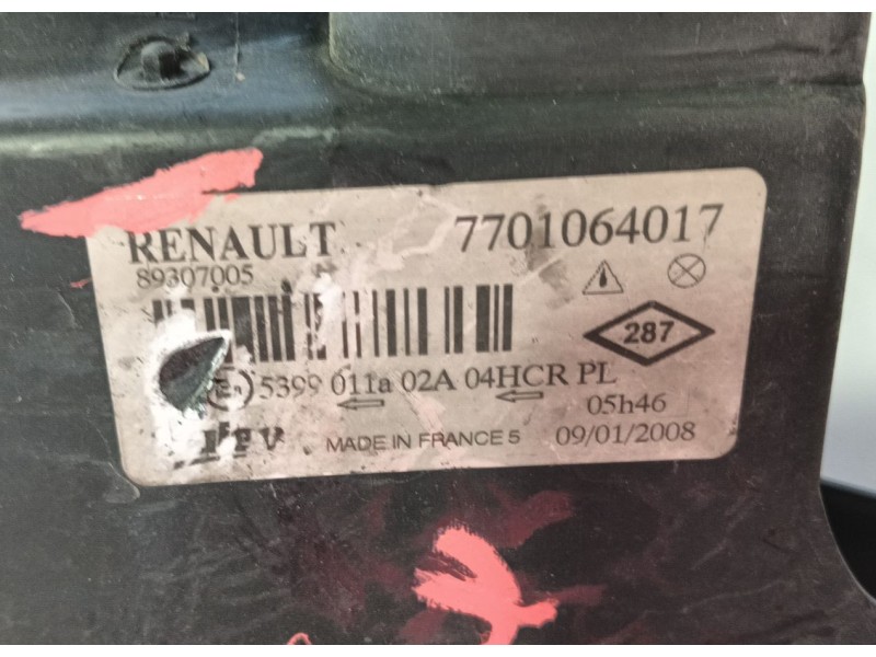 Recambio de faro derecho para renault megane ii (bm0/1_, cm0/1_) 1.5 dci (bm1f, cm1f) referencia OEM IAM 260108053R  
