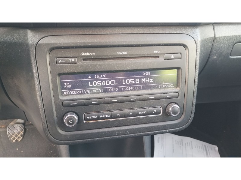 Recambio de sistema audio / radio cd para skoda fabia ii (542) 1.6 tdi referencia OEM IAM   