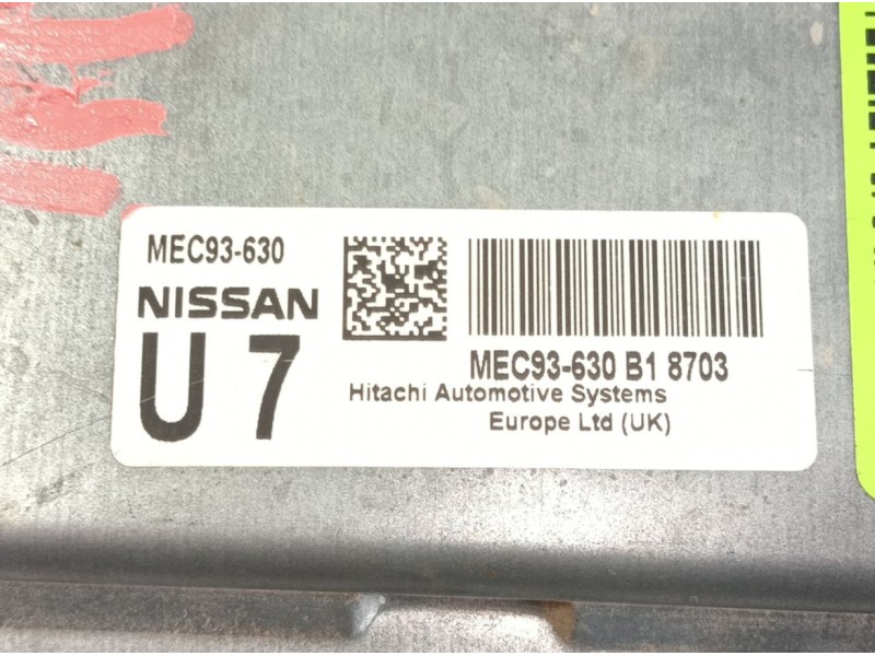 Recambio de centralita motor uce para nissan qashqai i (j10, nj10) 1.6 referencia OEM IAM 23710JD00C  