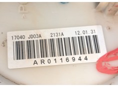 Recambio de bomba combustible para nissan qashqai i (j10, nj10) 1.6 referencia OEM IAM 17040JD03A   2