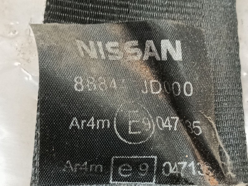 Recambio de cinturon seguridad trasero izquierdo para nissan qashqai i (j10, nj10) 1.6 referencia OEM IAM 88844JD000  